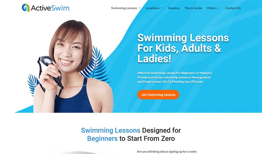 Active Swim Portfolio Thumbnail