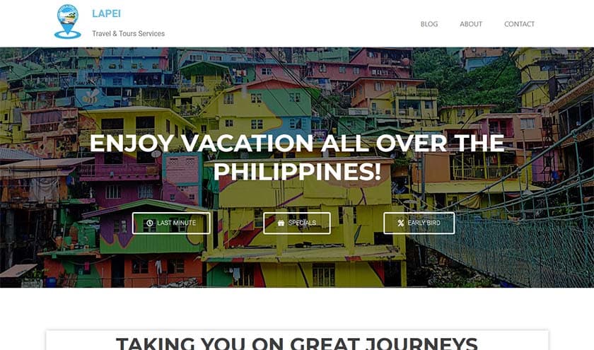 LAPEI - Travel & Tour Services Portfolio Thumbnail