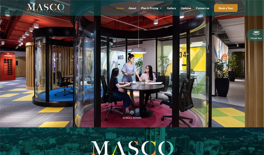 MASCO Co-working Space Portfolio Thumbnail