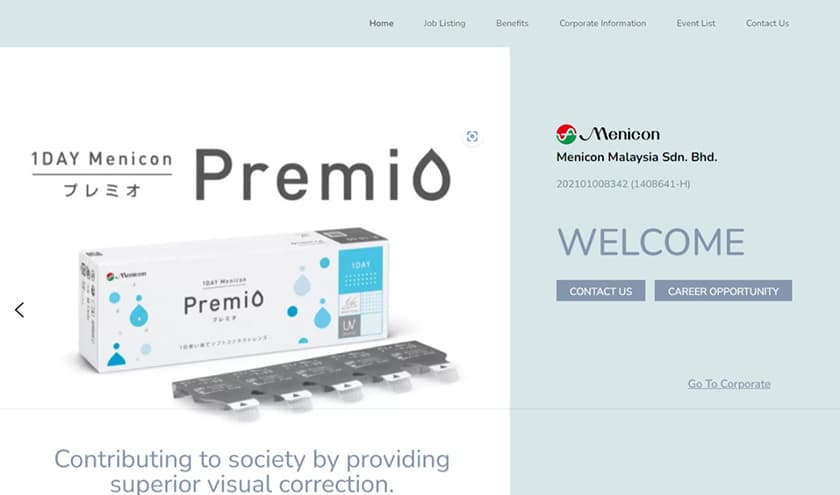 Menicon Portfolio Thumbnail