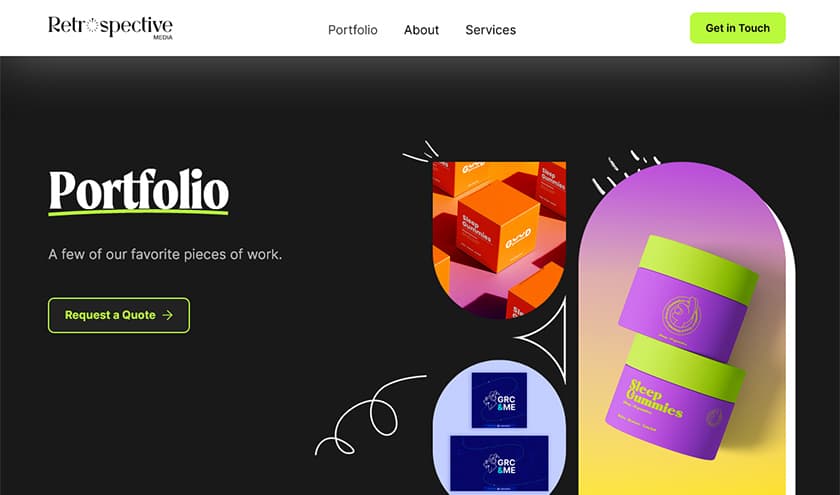 Retrospective Media Portfolio Thumbnail